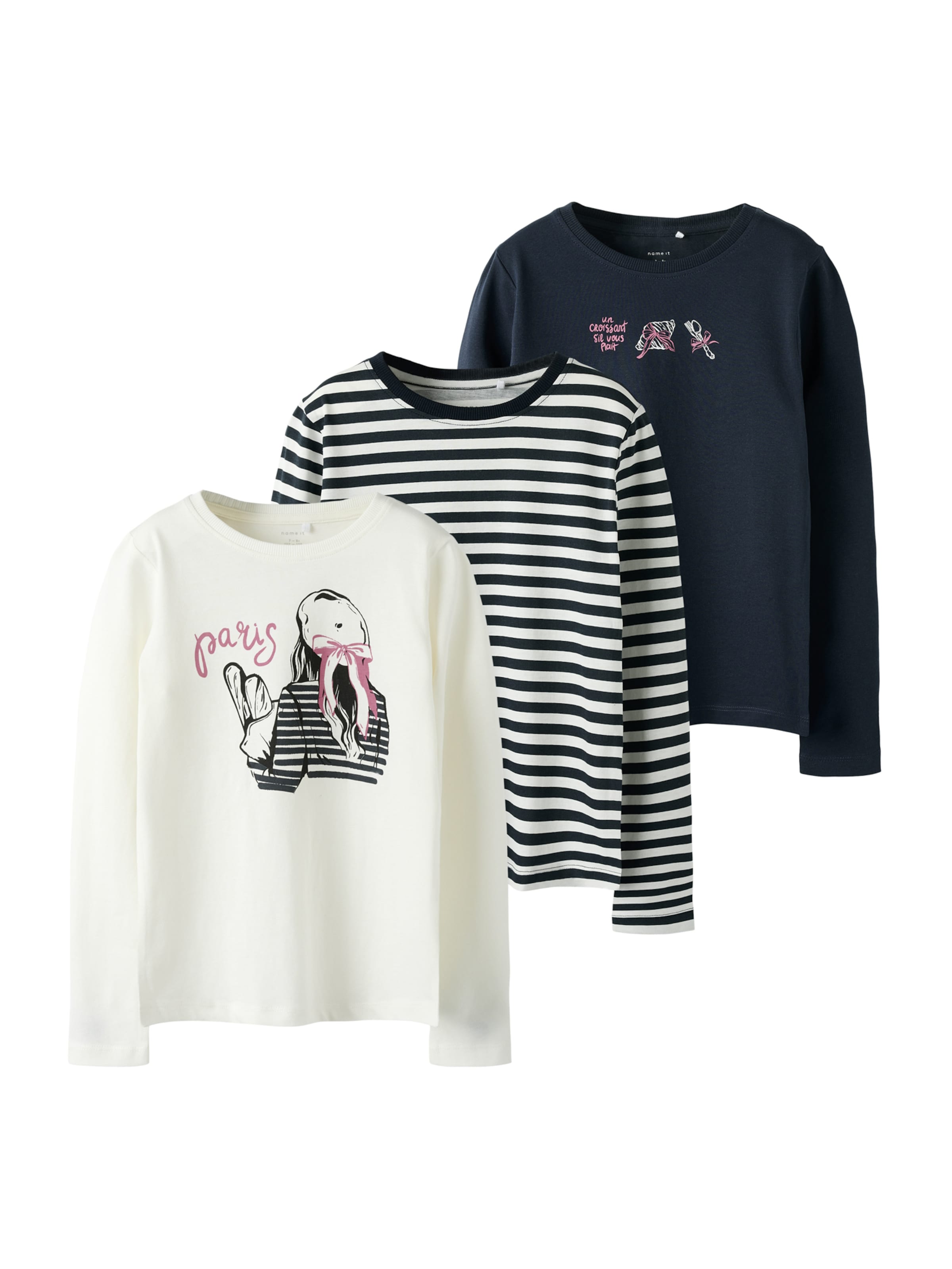 T-Shirt 'NKFNIA' NAME IT en bleu : devant