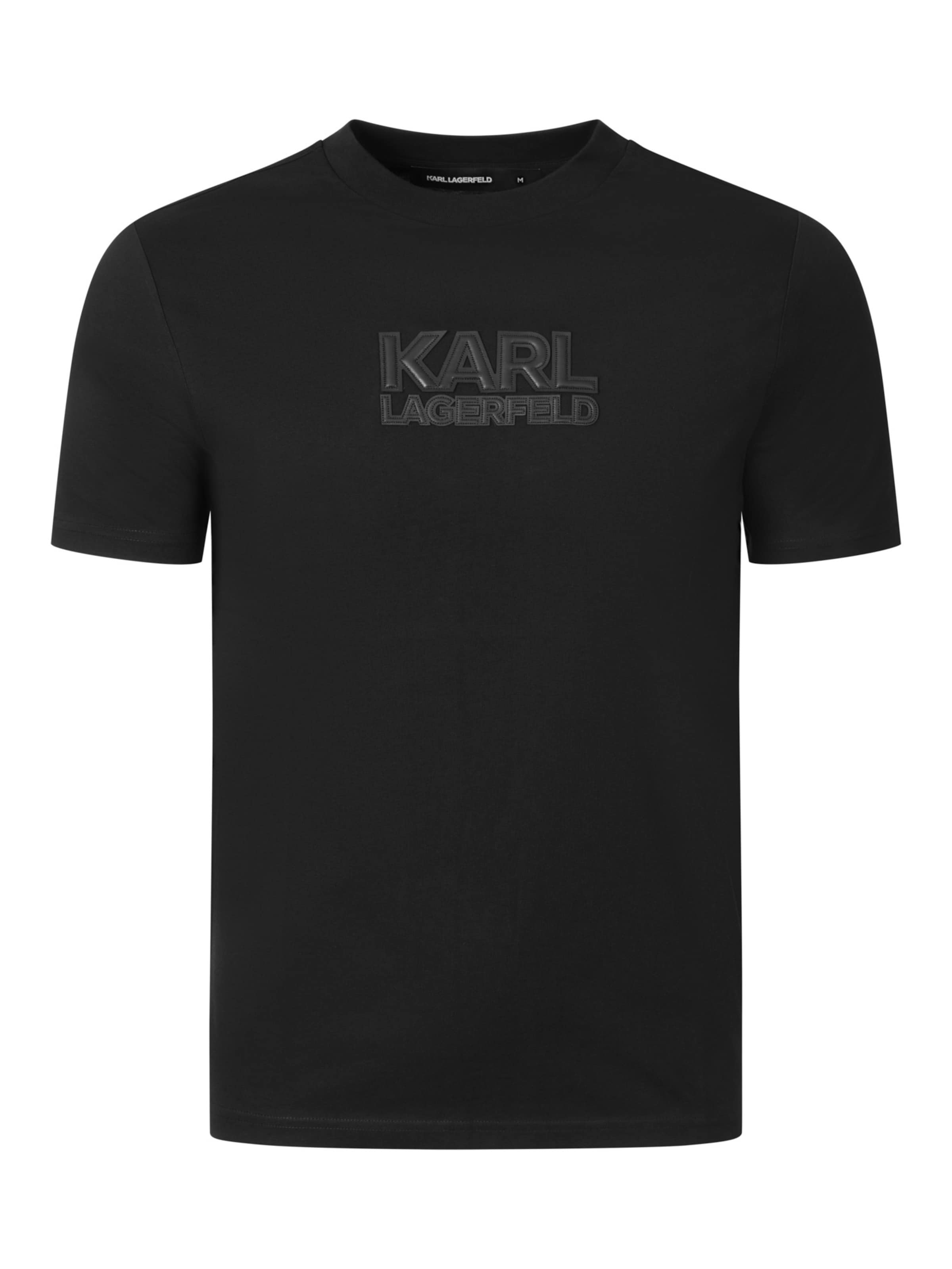 Karl Lagerfeld - Camisa em preto: frente