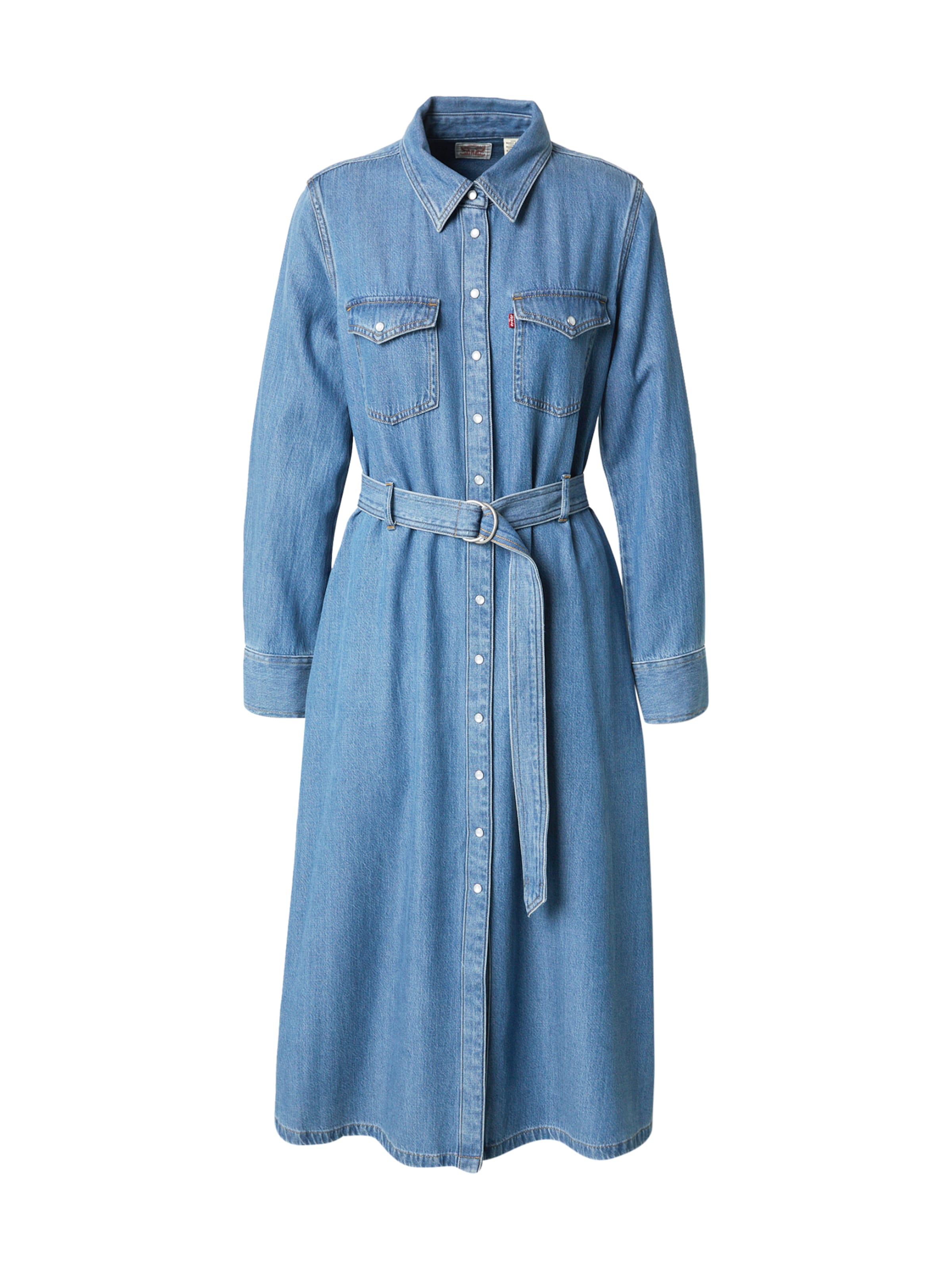 LEVI'S ® Платье-рубашка 'Quincey' в Синий: спереди