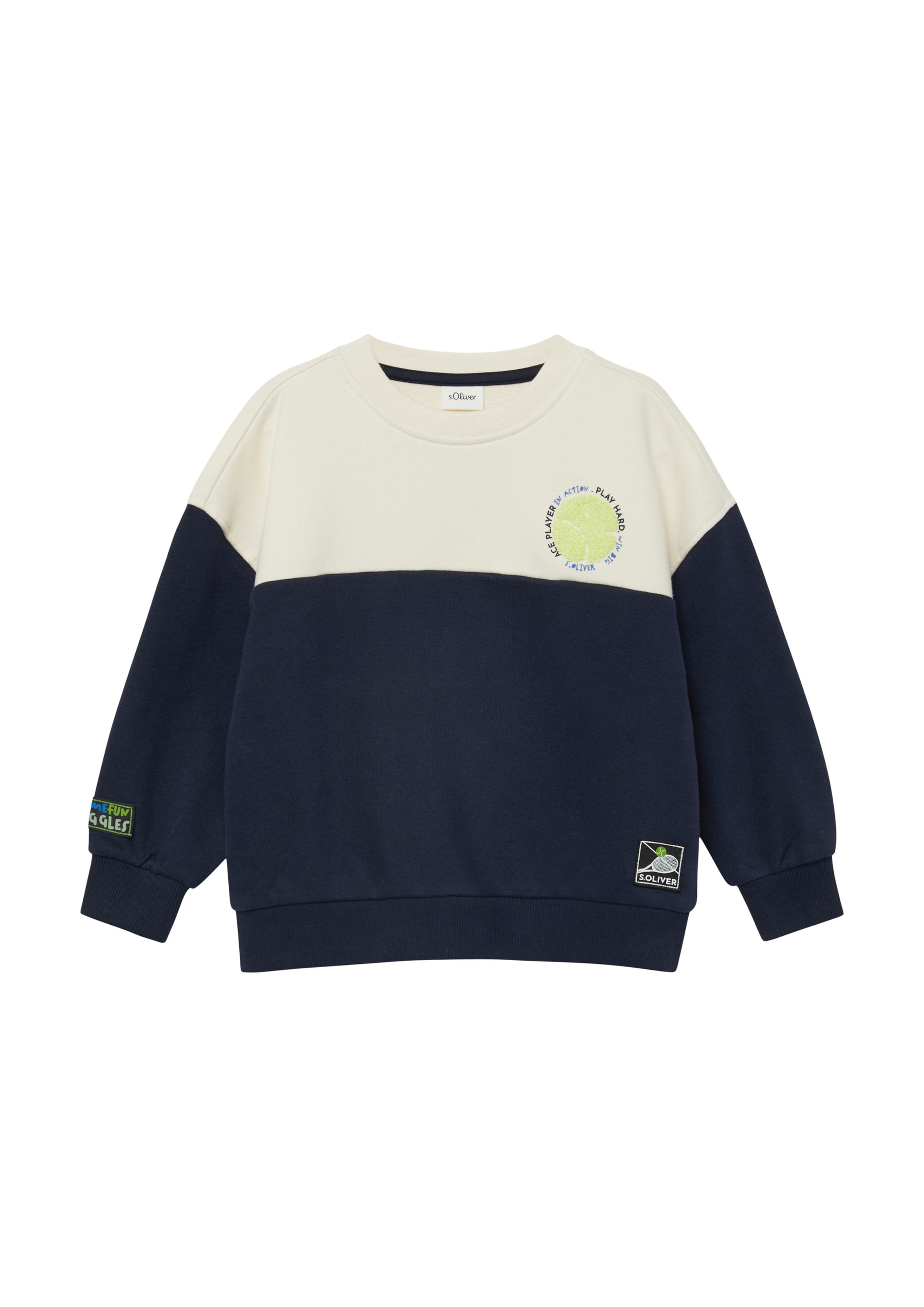 Sweat s.Oliver en bleu : devant