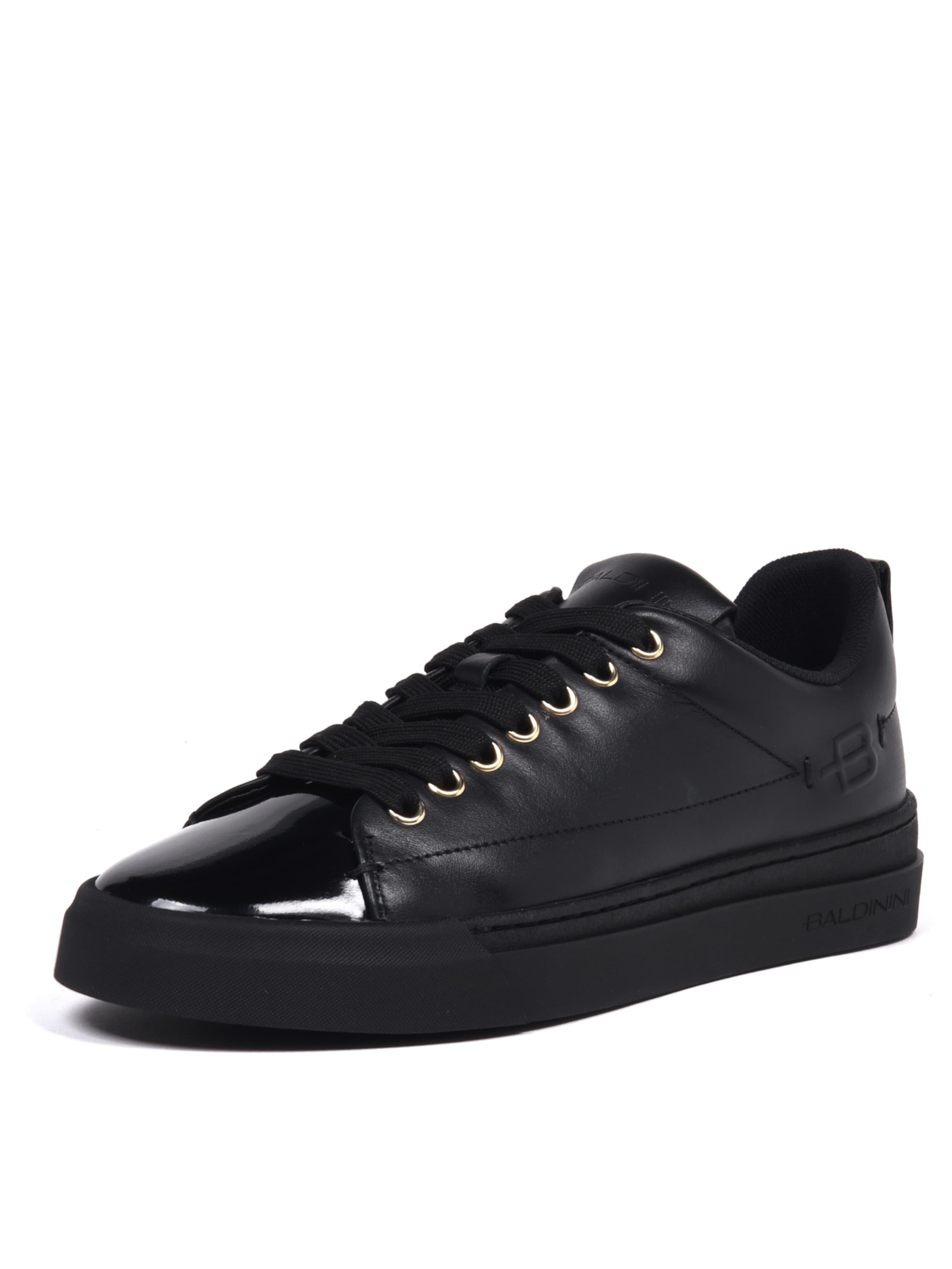 BALDININI Sneakers laag in Zwart: voorkant