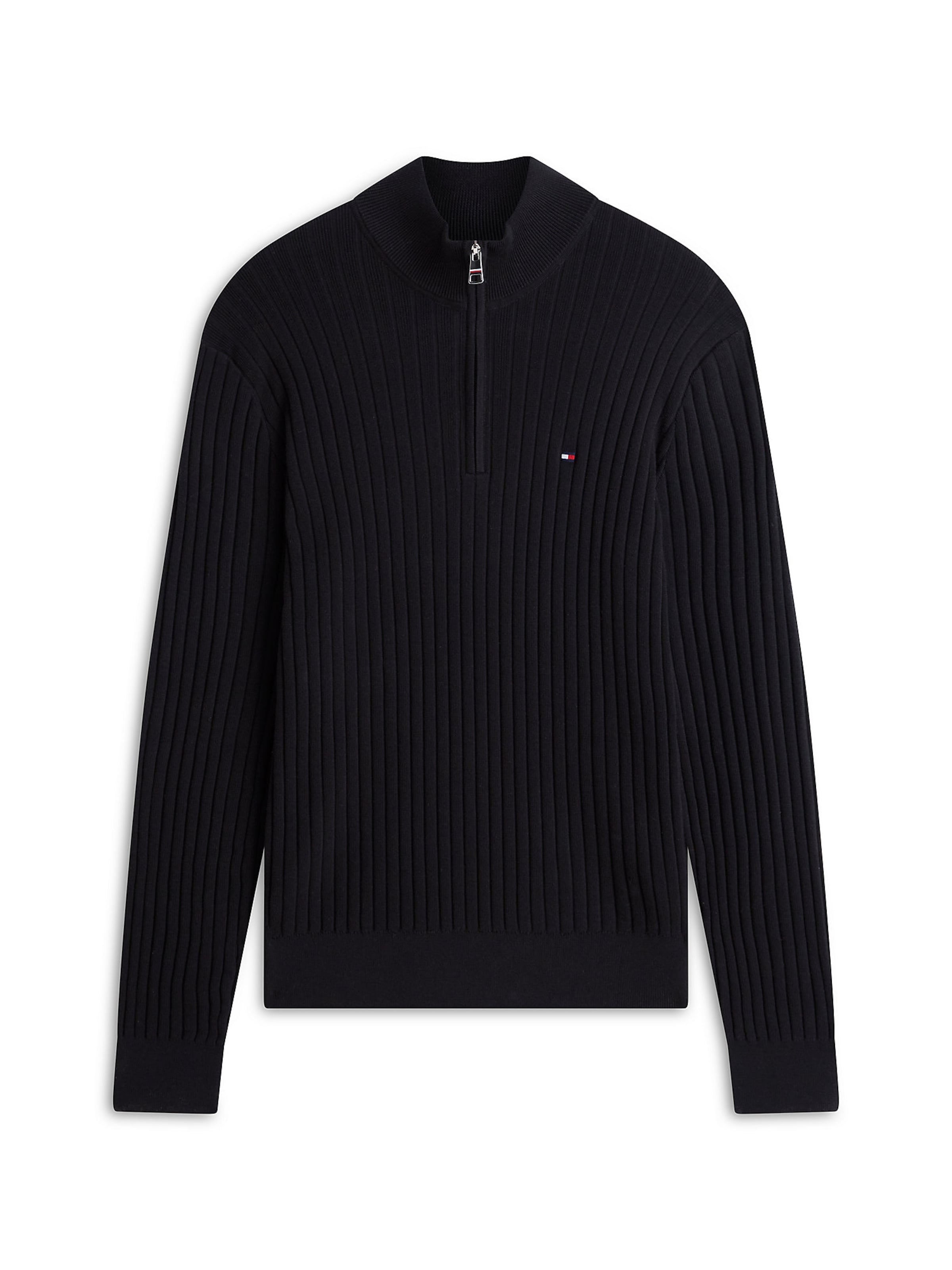 TOMMY HILFIGER Pullover in Schwarz: Vorderseite