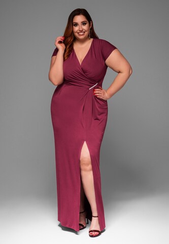 Ombre Evening dress in Red