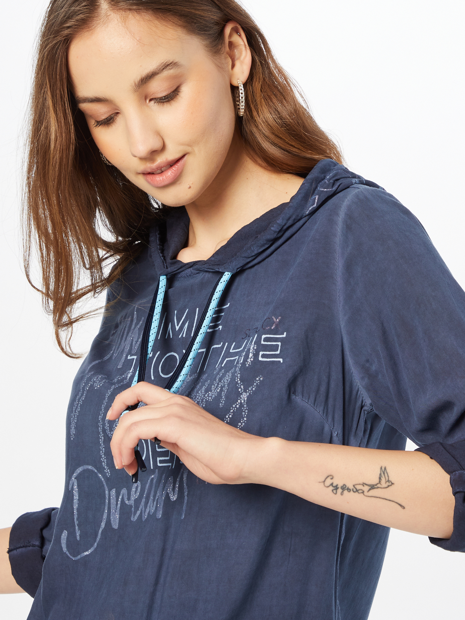 Donna Abbigliamento Soccx Camicia da donna in Navy, Blu Chiaro 
