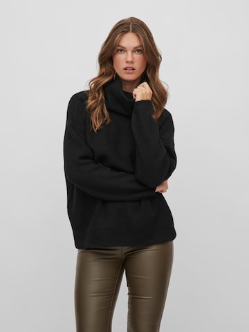 VILA Sweter 'Cilia' w kolorze czarny: przód