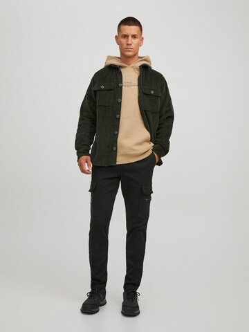 JACK & JONES Sweatshirt 'Evan' i beige