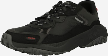 Sneaker bassa di HUGO Red in nero: frontale