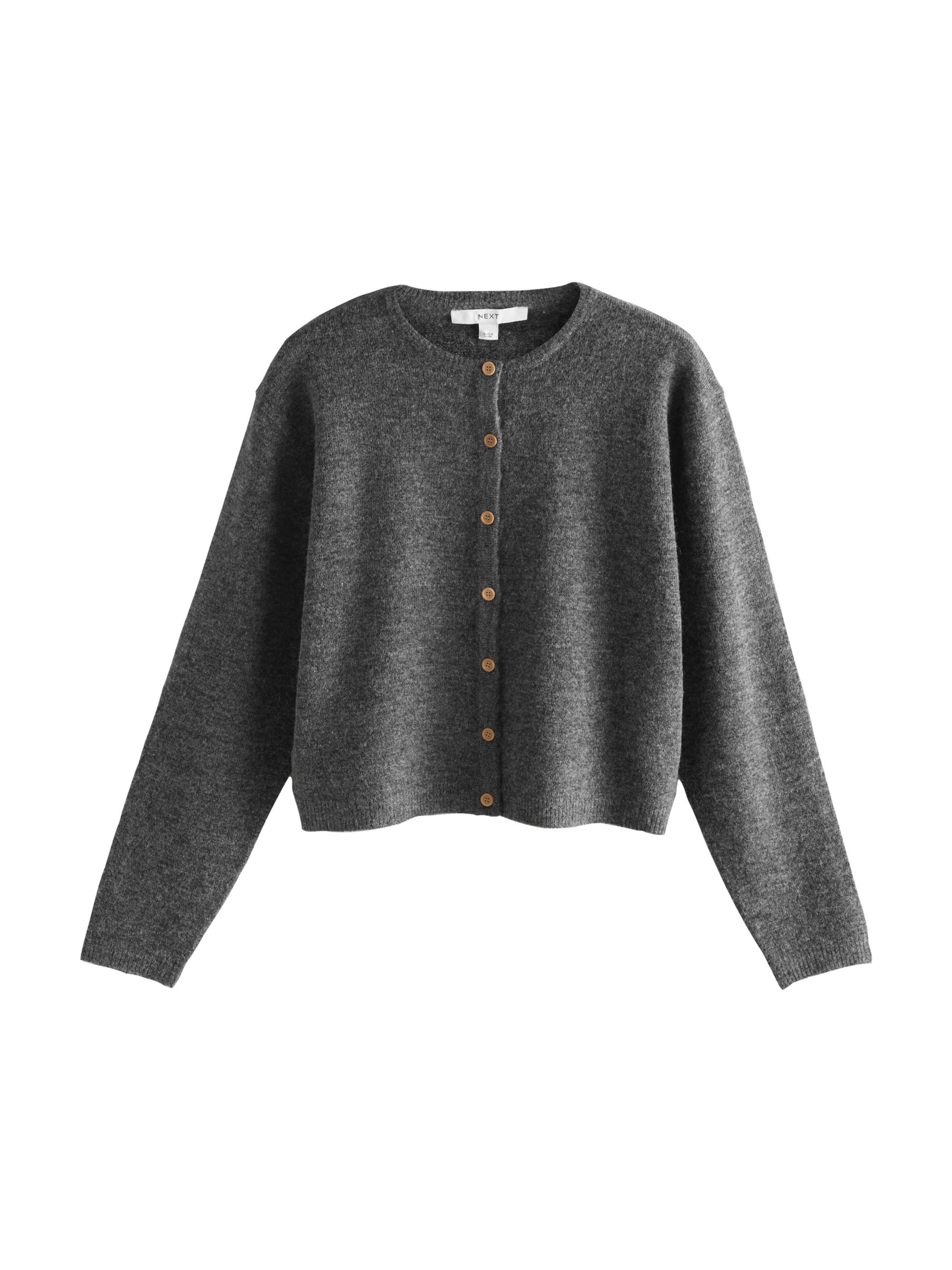 Next Strickjacke in Grau: Vorderseite