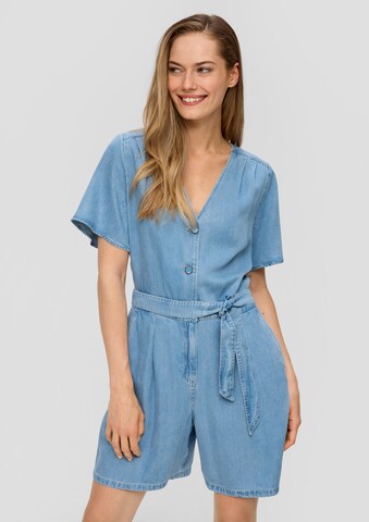 s.Oliver Jumpsuit in Blau: Vorderseite