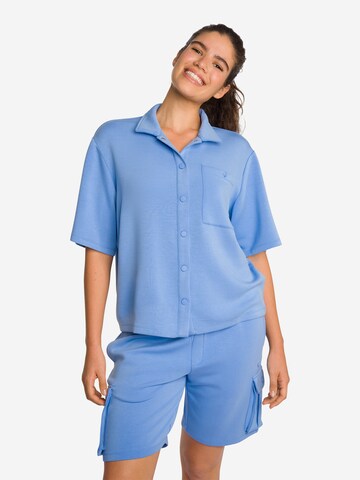 OCEANSAPART Blouse 'Cruz' in Blue: front