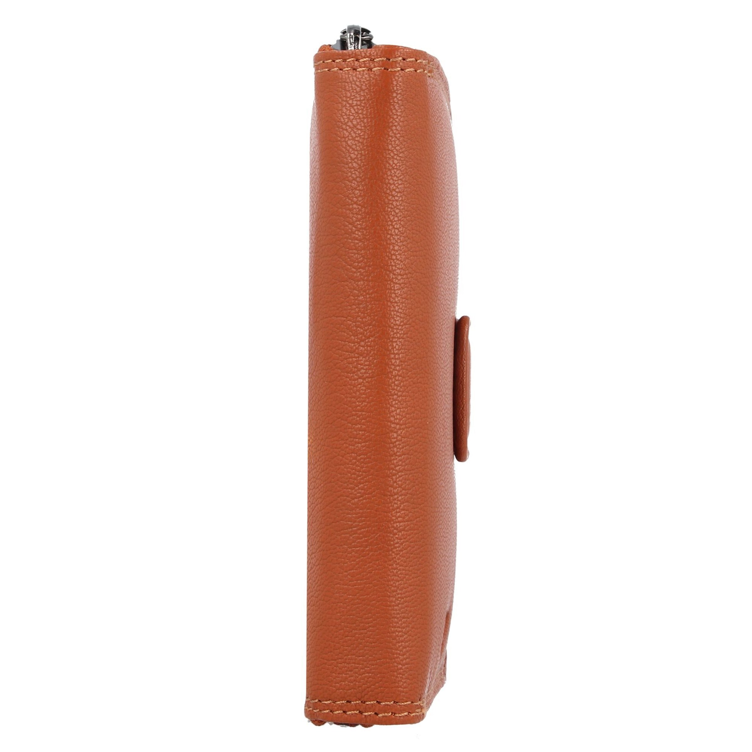 mano Portemonnee 'Donna Giulia' in Bruin