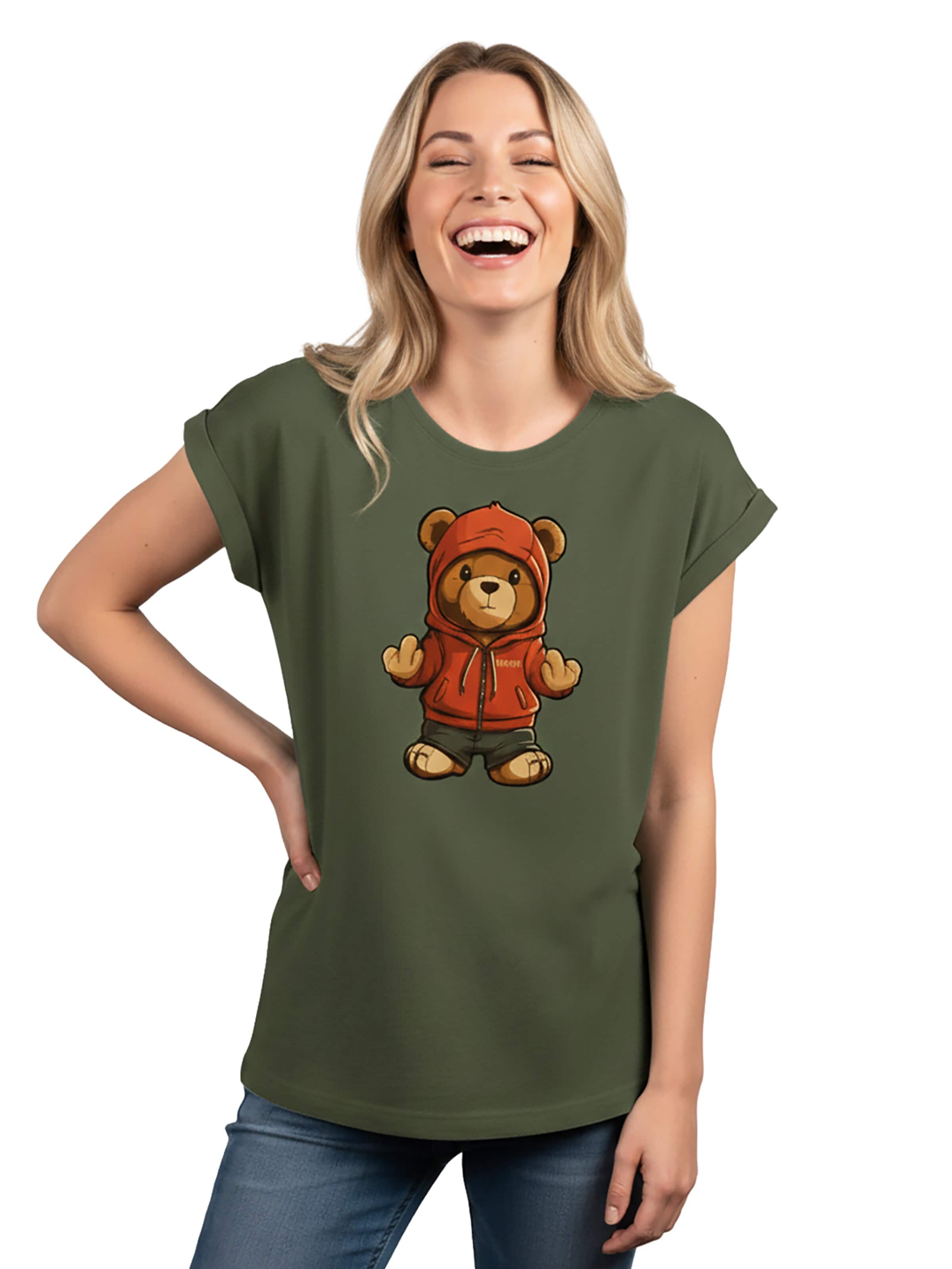 MAKAYA Shirt 'Teddy' in Green