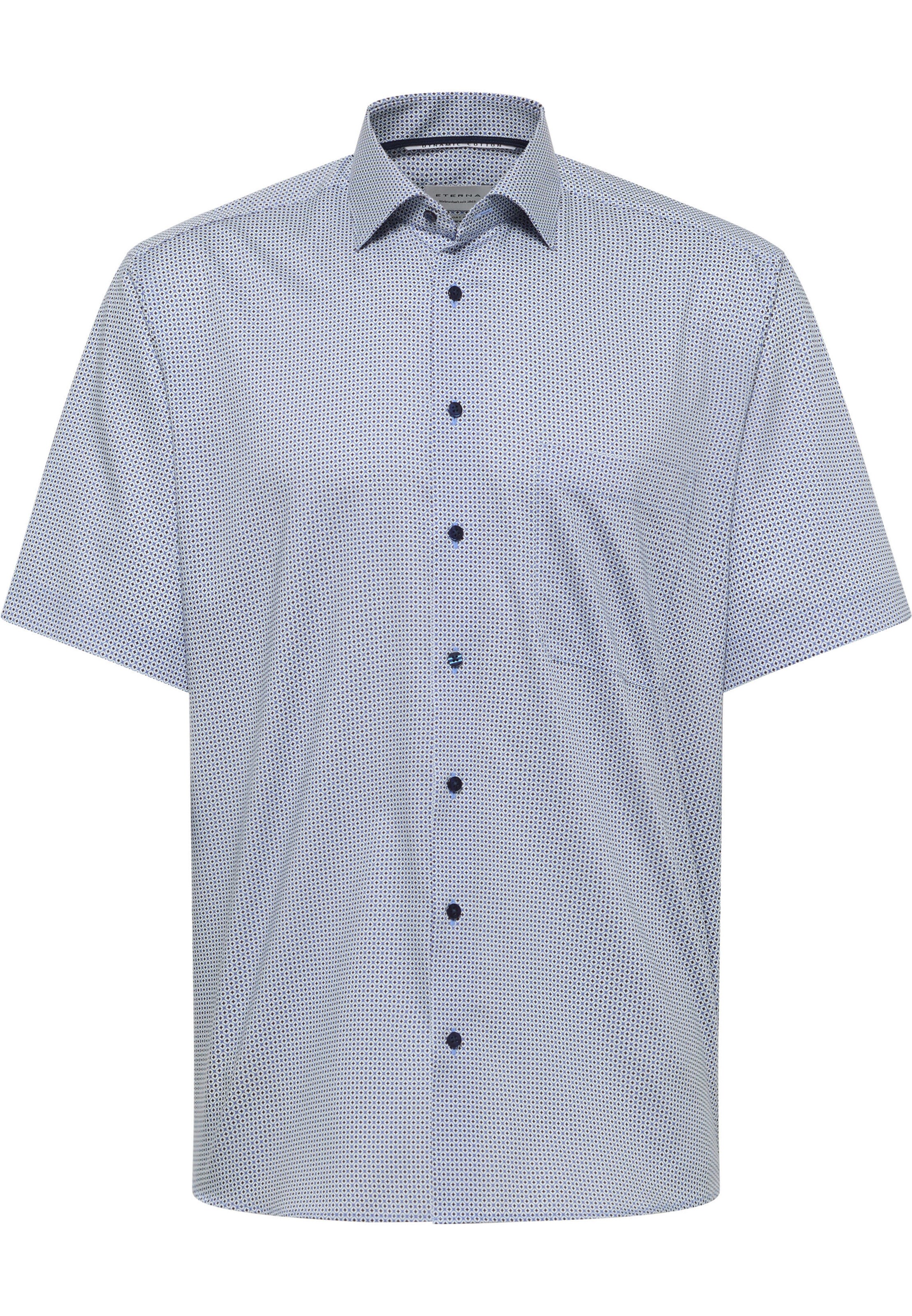 ETERNA Comfort fit Zakelijk overhemd in Blauw: voorkant