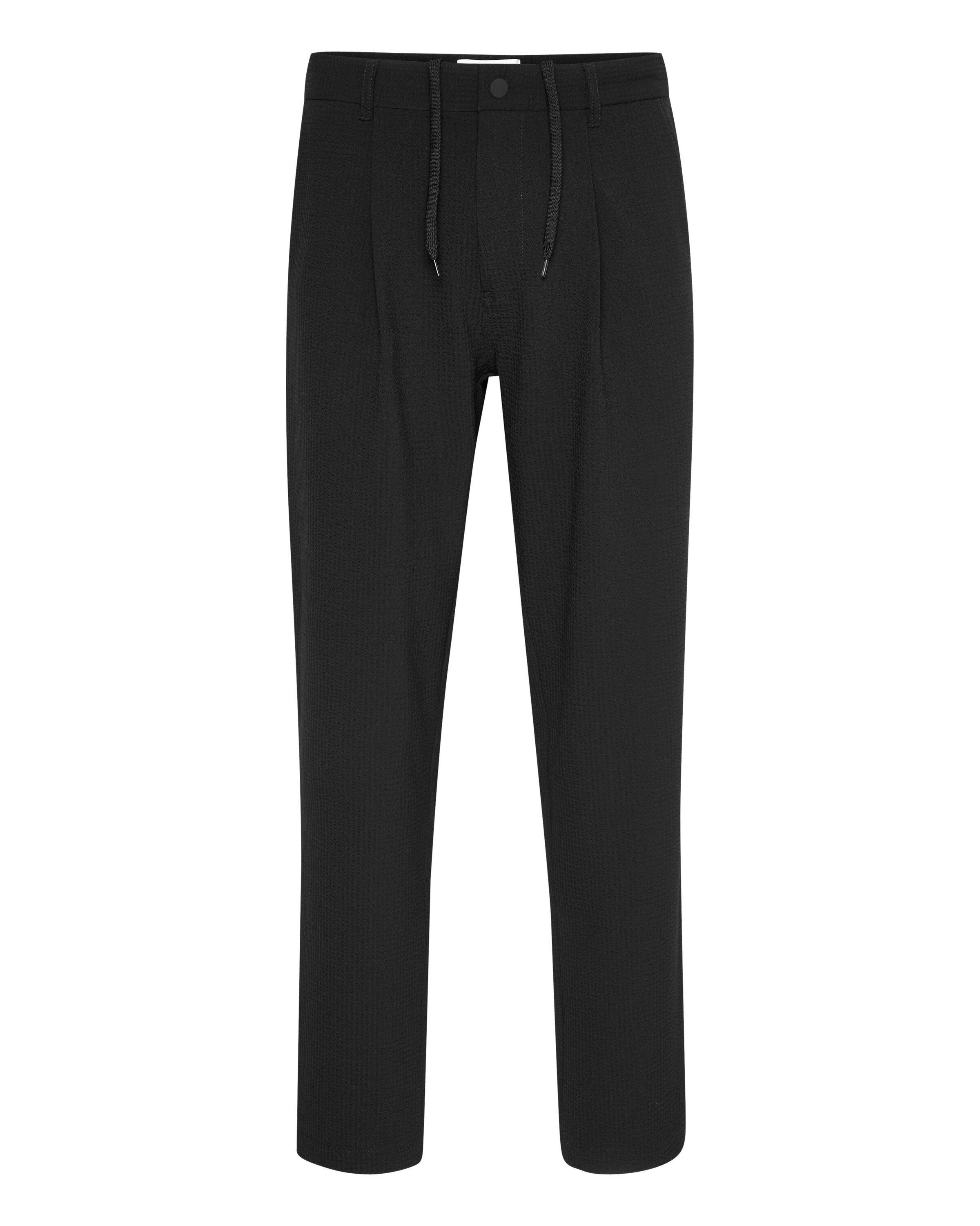 Matinique Slim fit Pleat-front trousers 'Hart Pant 73 ' in Black: front