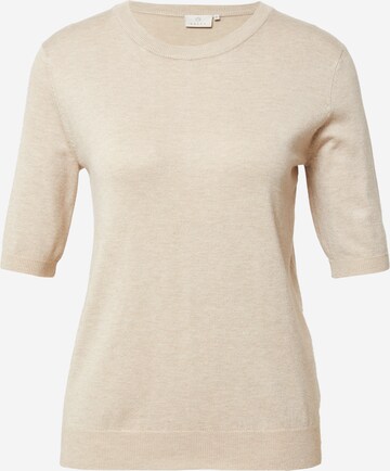 Pull-over 'Lizza' Kaffe en beige : devant