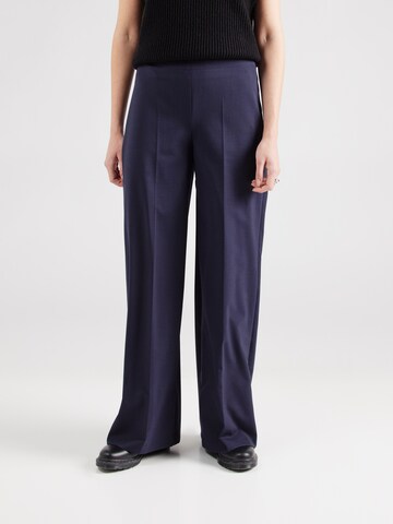 DRYKORN Wide leg Pleated Pants 'Before' in Blue: front