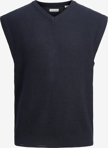 JACK & JONES Sweater Vest in Blue: front