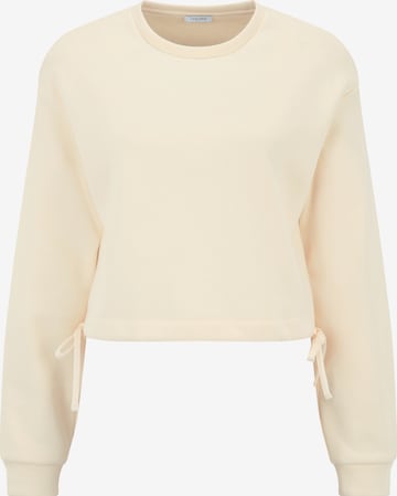 smėlio LASCANA Megztinis be užsegimo: priekis