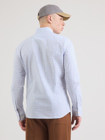 Hackett London Regular fit Риза в синьо: отзад