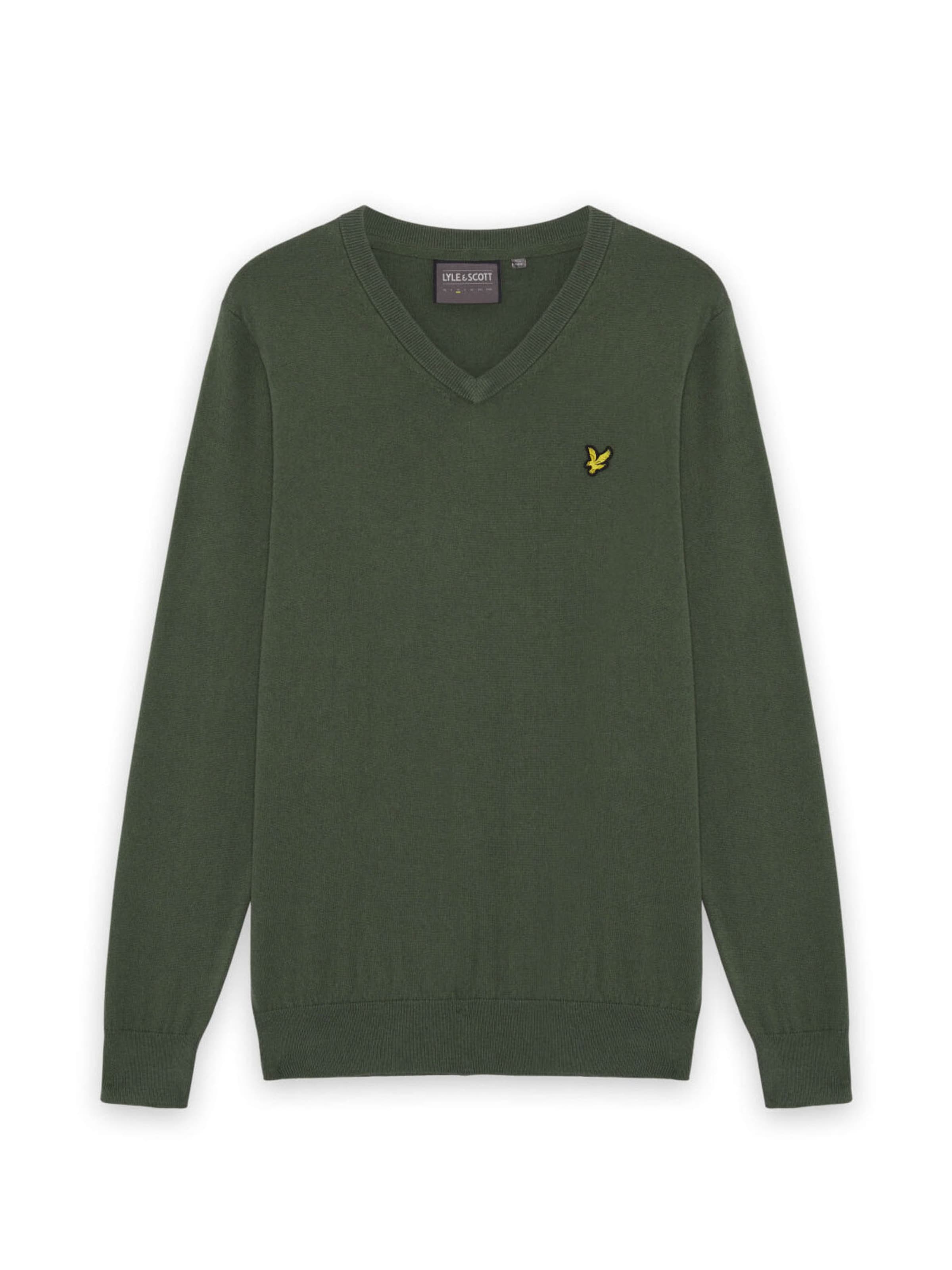 Lyle & Scott Pullover in Grün: Vorderseite