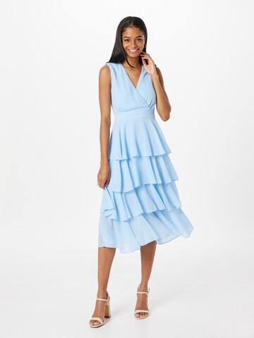 Robe de cocktail 'Savannah' Skirt & Stiletto en bleu : devant