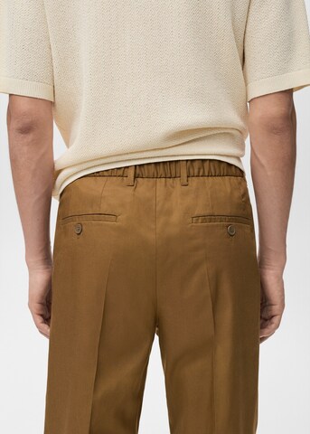 MANGO MAN Loosefit Hose 'Lighter' in Braun