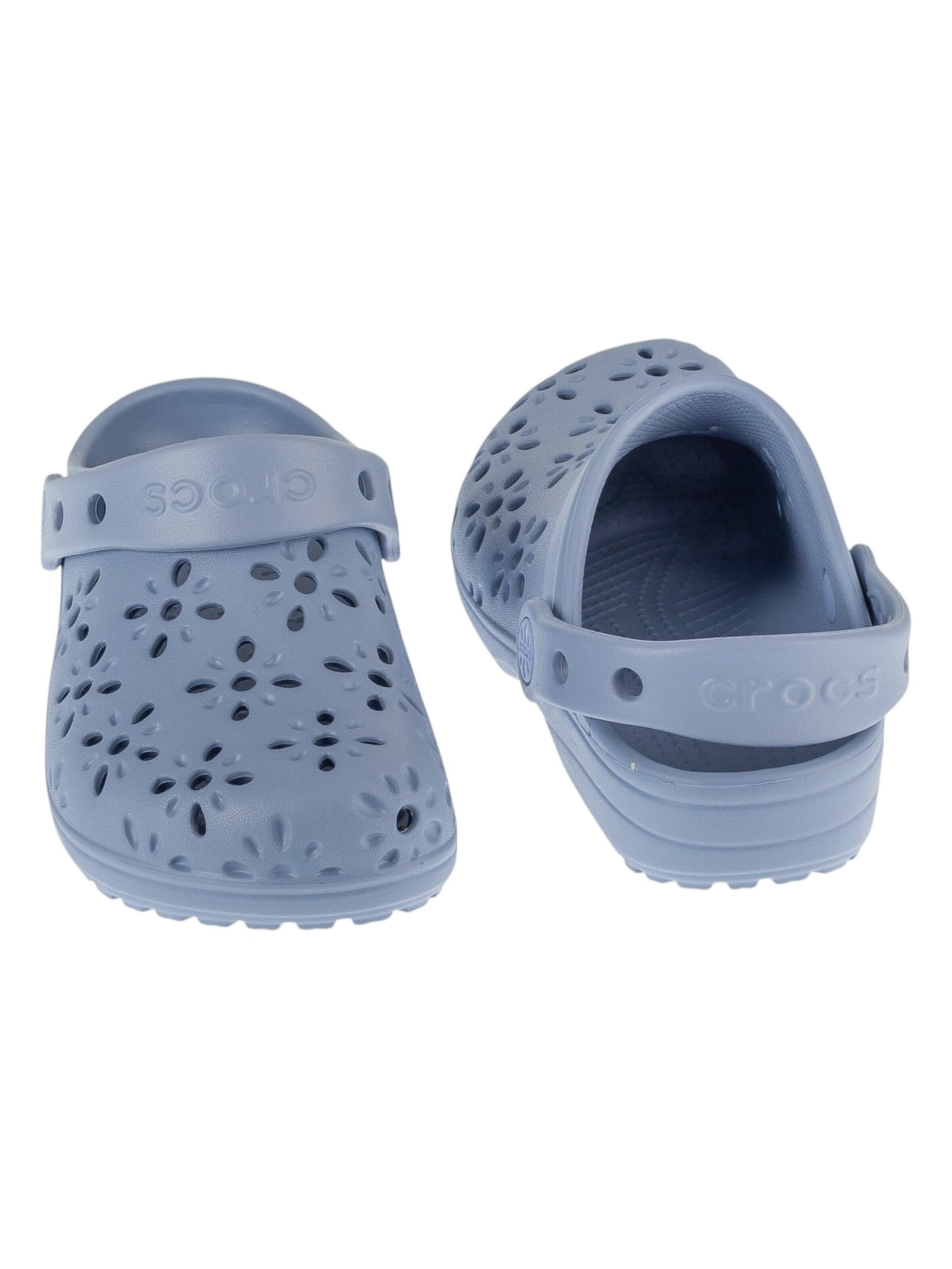 Crocs Sandal 'Crocs Classic Floral Cut Out Clog Kids' in Blue