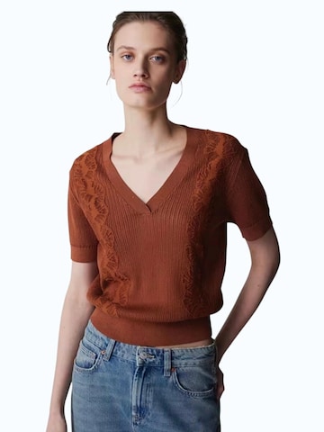 Viore Blouse 'Bluse' in Brown: front