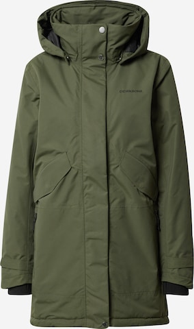 Didriksons Between-Seasons Parka 'Tanja' in Green: front