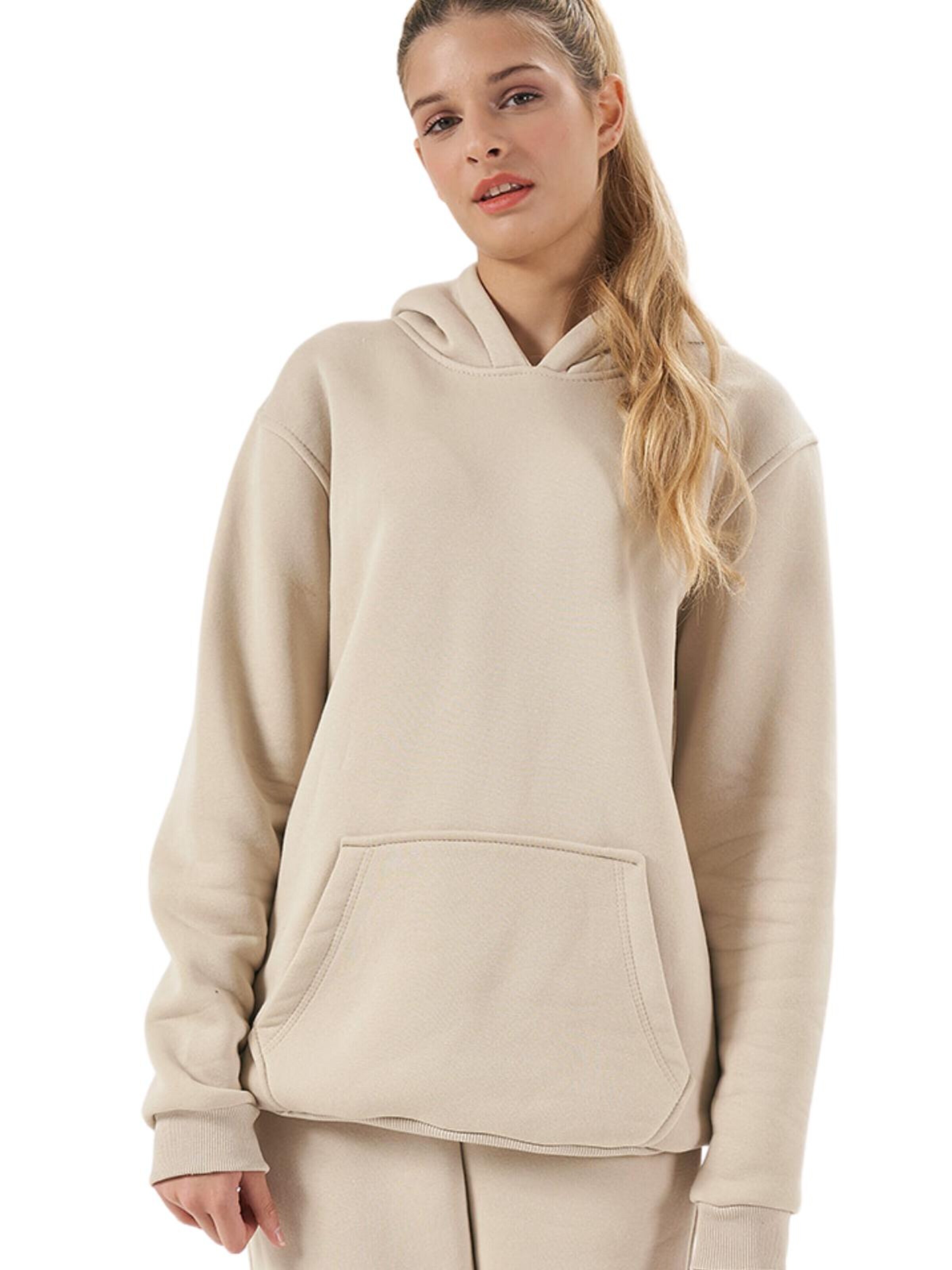 LOUIS LECLER Sweatshirt 'Nora' in Beige