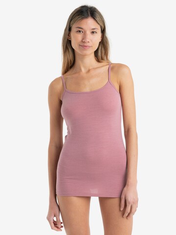 ICEBREAKER Sports Top 'Siren' in Pink: front