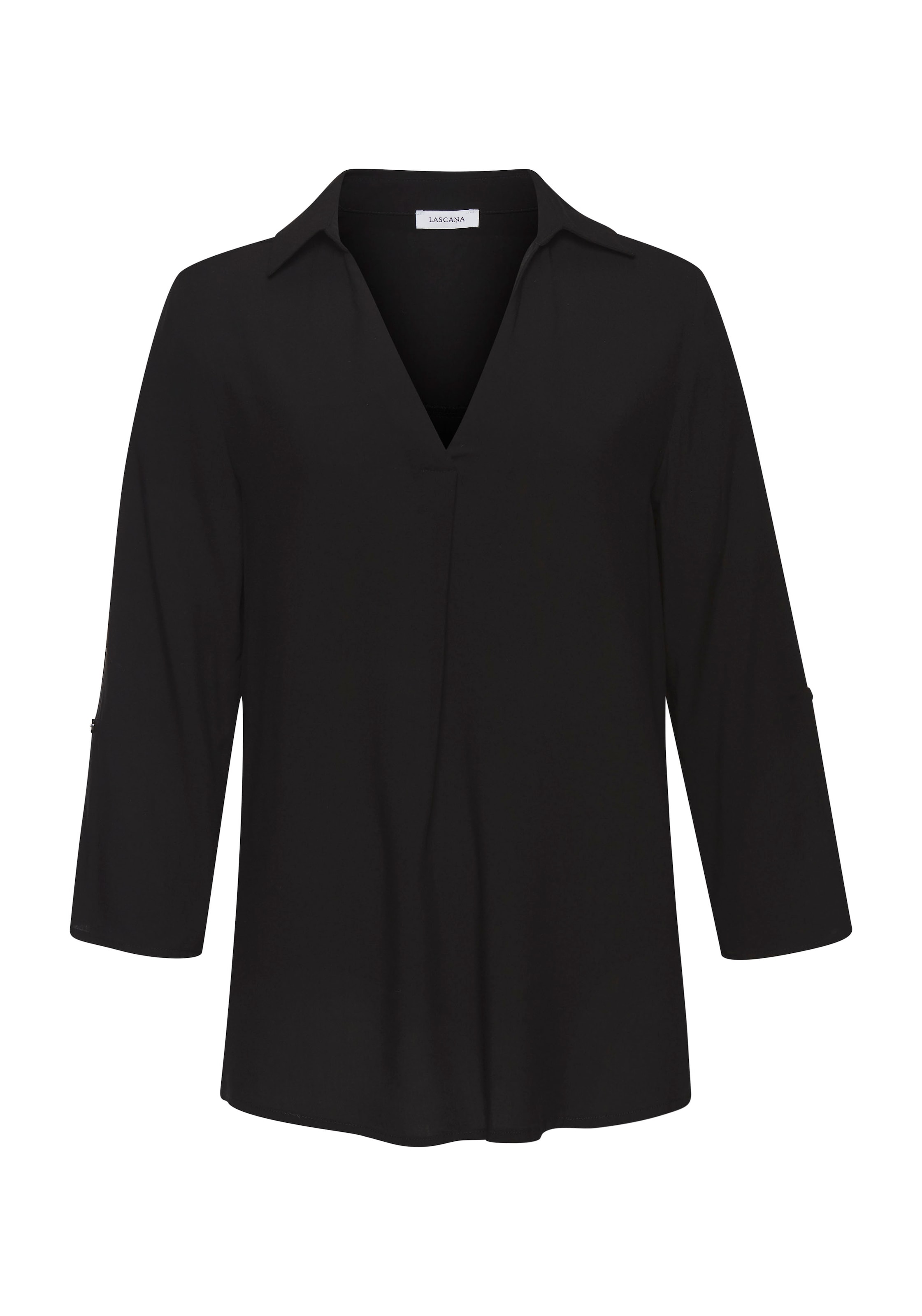 LASCANA Blouse in Black: front