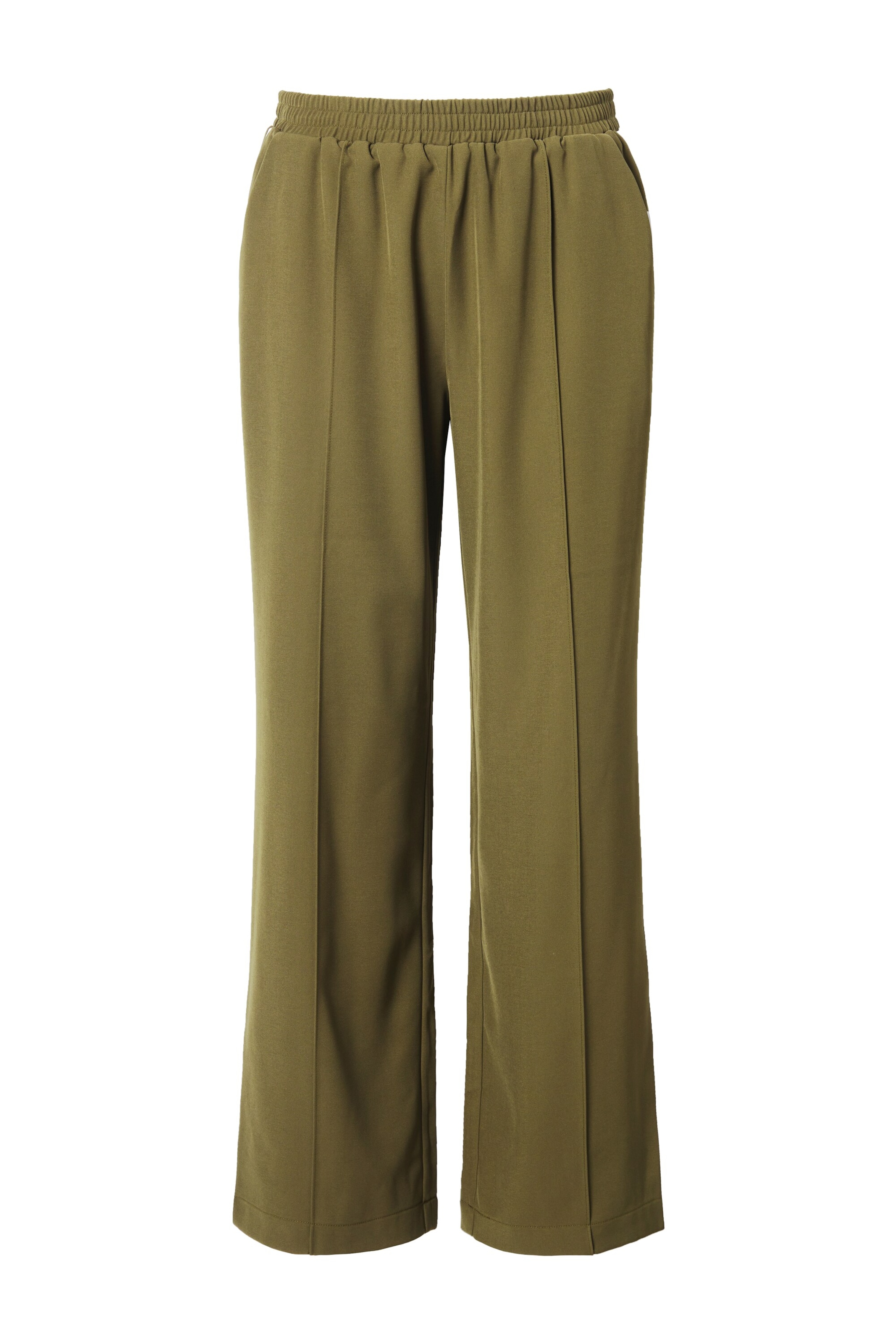 Studio Untold Wide leg Pants in Green: front