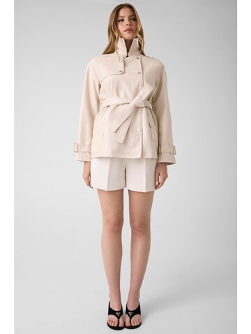 GUESS Between-Seasons Coat in Beige: front
