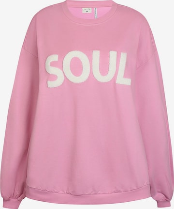 ze-ze Sweatshirt 'Esme 026' i pink: forside
