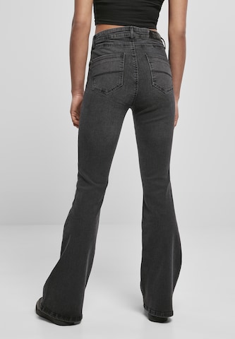Urban Classics Flared Jeans i grå