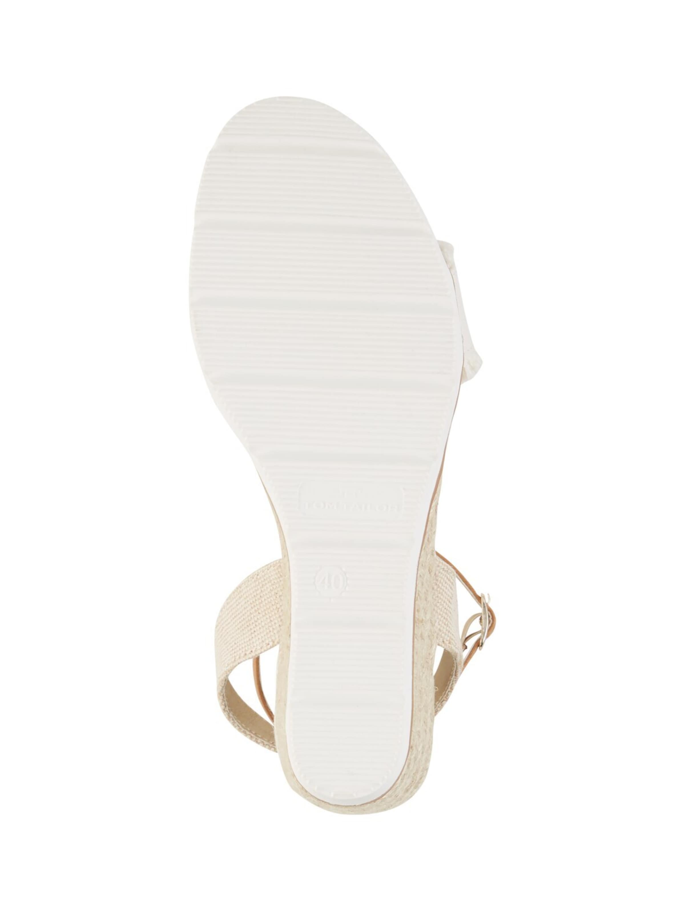 TOM TAILOR Strap sandal in White