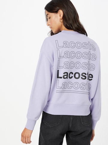 Lacoste LIVE Sweatshirt i lila