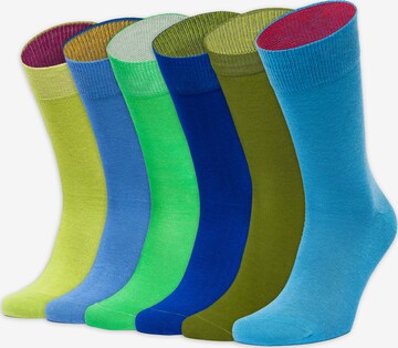 Von Jungfeld Socken 'Stiller Ozean' in Blau: predná strana