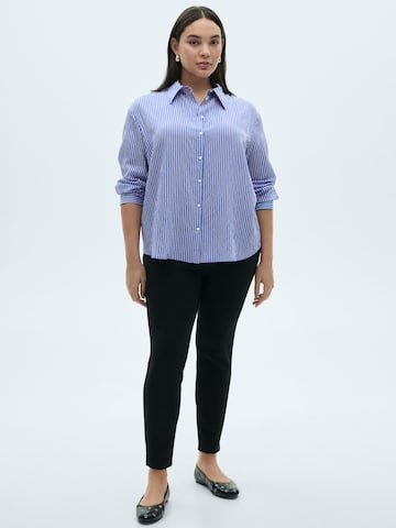 MANGO Blouse 'NINA' in Blue