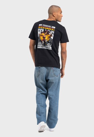 Oldskull Shirt 'Asian Geisha Flip' in Zwart