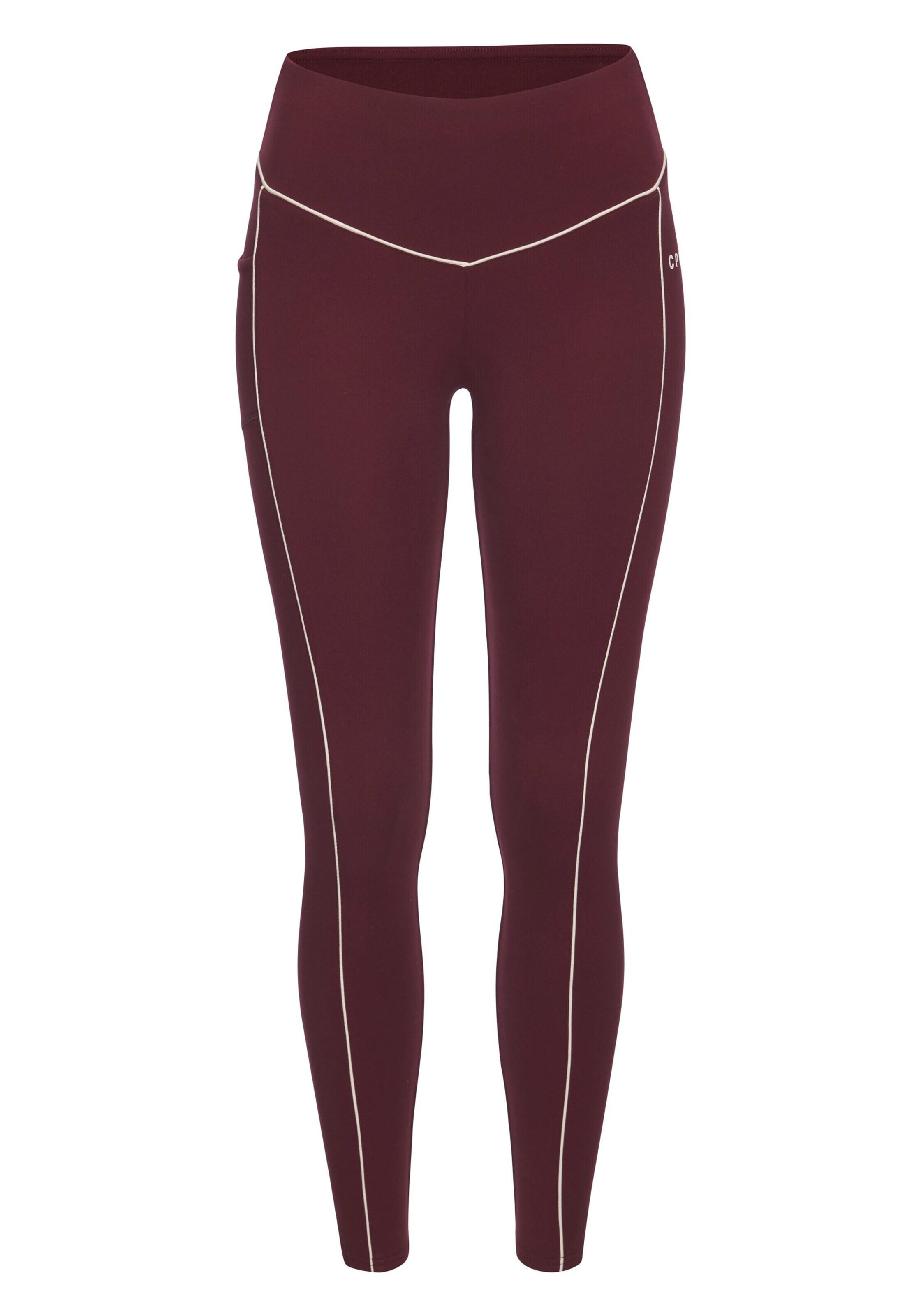 Skinny Leggings de la Copenhagen Studios pe roșu: față