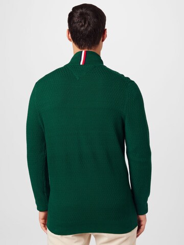TOMMY HILFIGER Knit cardigan in Green