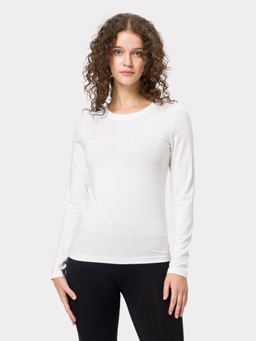 Les Lunes Shirt in White: front