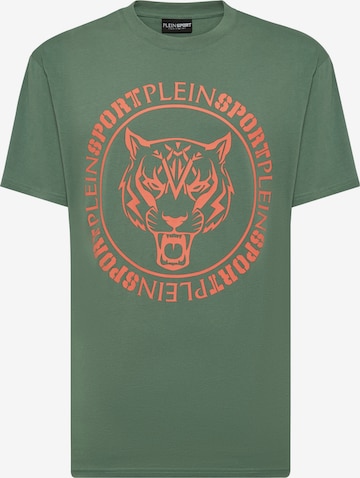 Maglietta 'Tiger' di Plein Sport in verde: frontale