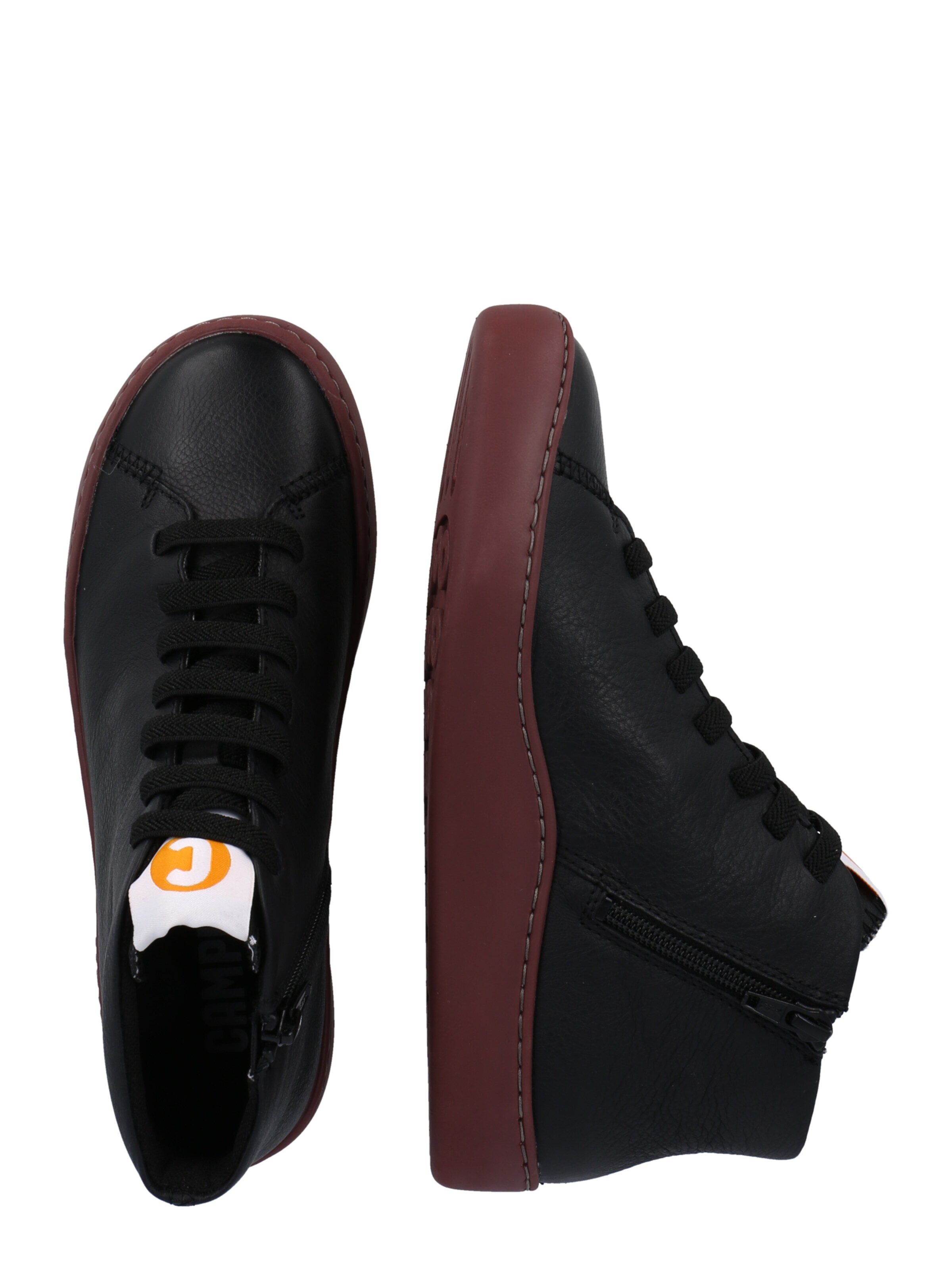 Sneaker alta 'Peu Touring' di CAMPER in nero