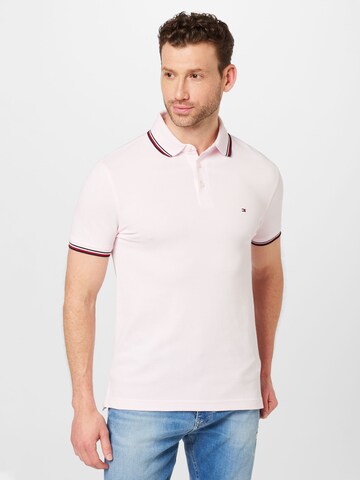 T-Shirt TOMMY HILFIGER en rose : devant