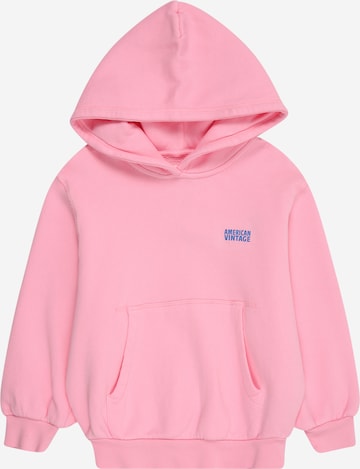 AMERICAN VINTAGE Sweatshirt 'IZUBIRD' in Pink: front