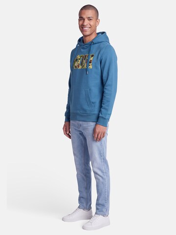 salzhaut Sweatshirt 'Heff - Moin' in Blue: side