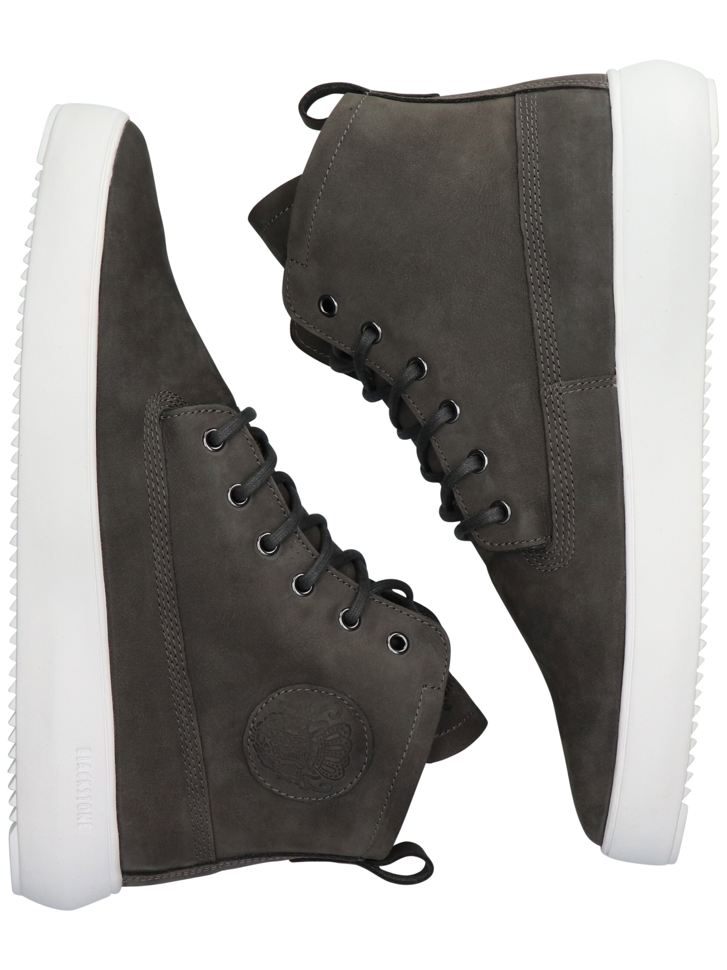 BLACKSTONE Hög sneaker 'Aspen YG26' i grå